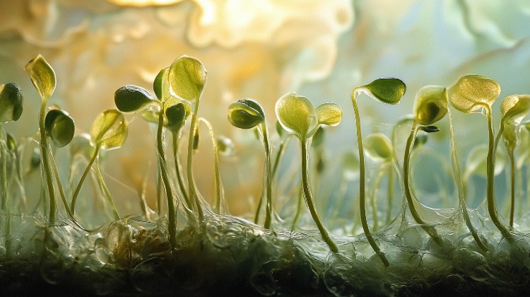 The Growth Process of Bean Sprouts